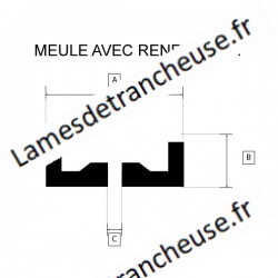 Meules IRONWEED 40X8X6