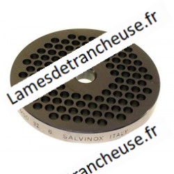 PLAQUE INOX  MOD.32/6 MM sans museau sur commande