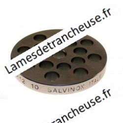 PLAQUE INOX  MOD.12/10 MM sans museau