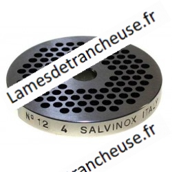 PLAQUE INOX  MOD.12/4 MM sans museau