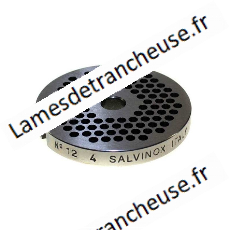 PLAQUE INOX  MOD.12/4 MM sans museau