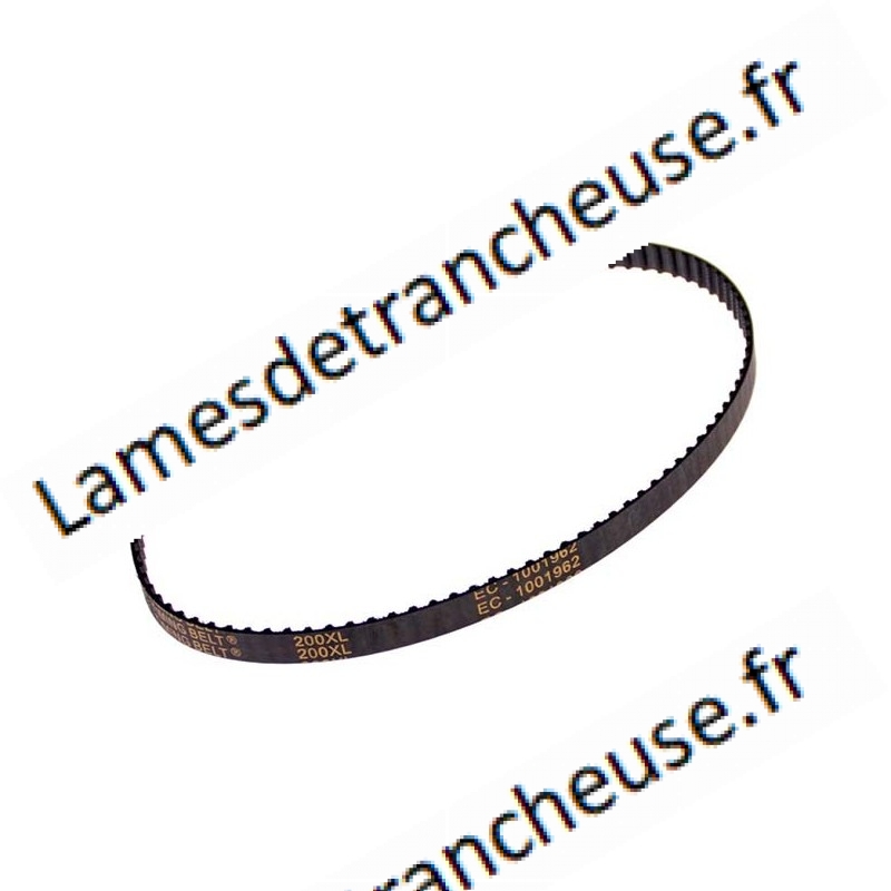 courroie crantée mod 200XL 037 hauteur 10mm  100 dents Ø 52 cm EXT. 49.5 INT.