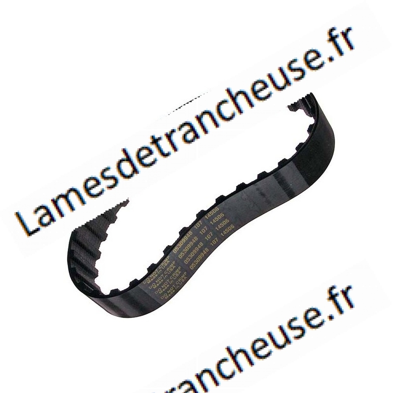 courroie crantée mod  124L 075