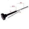 Tirant pour cache lame mod DIM. 6 X 168 longueur du contact micro 72mmx10