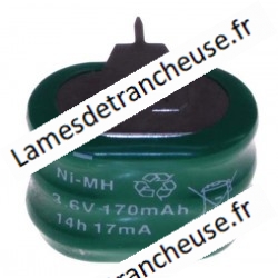 BATTERIE  3,6V 170MA 3 PIEDS