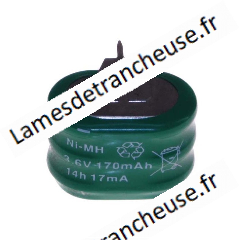 BATTERIE  3,6V 170MA 3 PIEDS