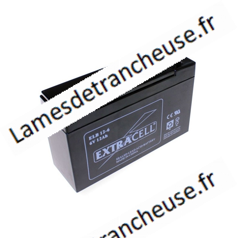 BATTERIE     6V 12 Ah DIM. 150X50XH95