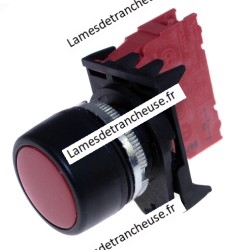 BOUTON POUSSOIR ROUGE ARRÊT MARQUE GIOVENZANA