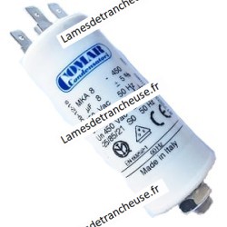 CONDENSATEUR CAPACITÉ 8 uF VOLT 450